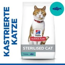 Titelseite -Trixie Verkäufe hills science plan sterilised cat adult thunfisch 10kg 2
